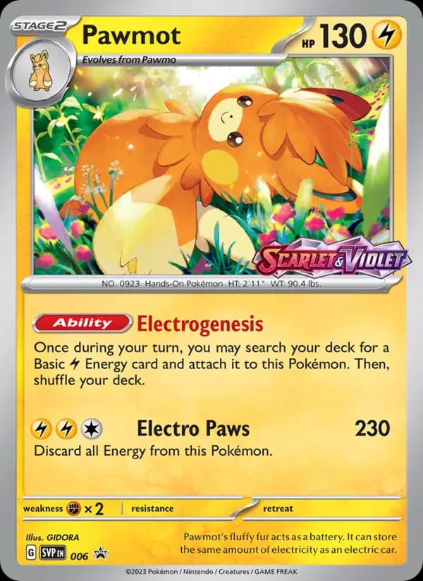 Pawmot, carta 006 de SVP Black Star Promos