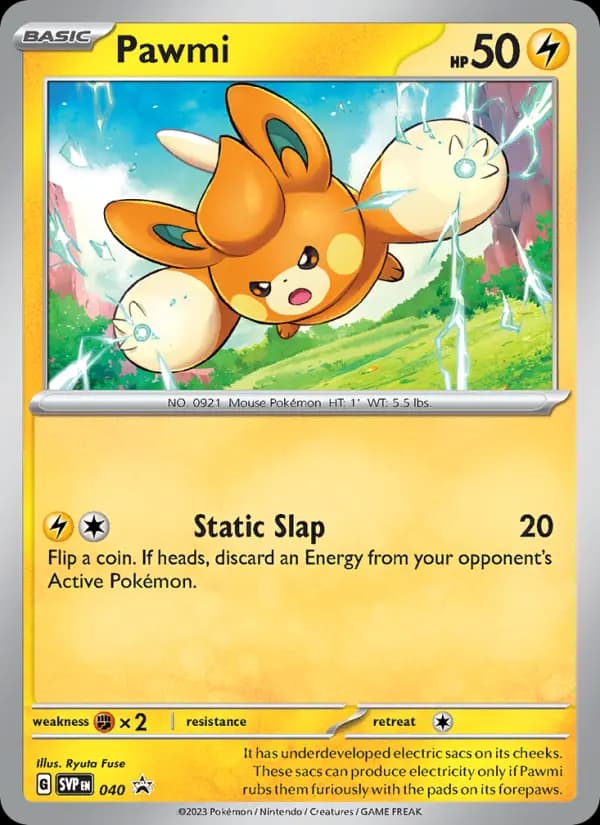 Pawmi, carta 040 de SVP Black Star Promos