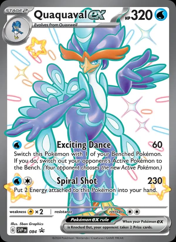 Quaquaval ex, carta 084 de SVP Black Star Promos