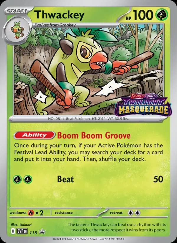 Thwackey, carta 115 de SVP Black Star Promos