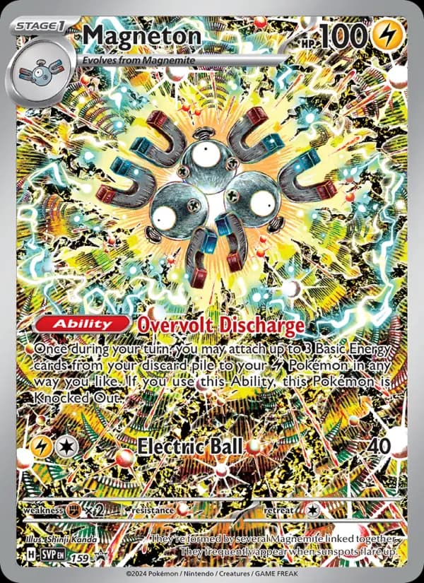 Magneton, carta 159 de SVP Black Star Promos