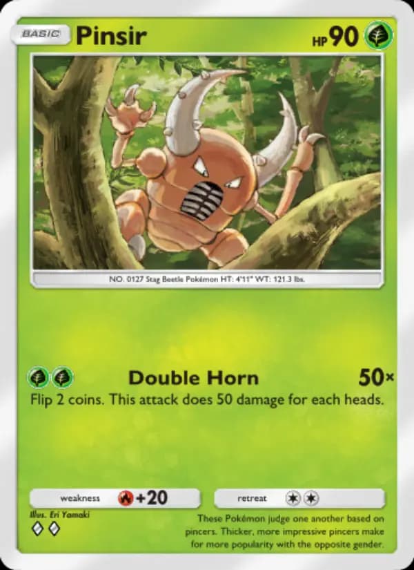 Pinsir, carta 026 de Genetic Apex