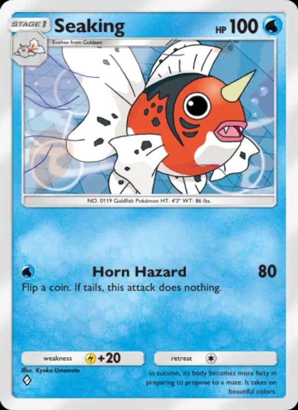 Seaking, carta 073 de Genetic Apex