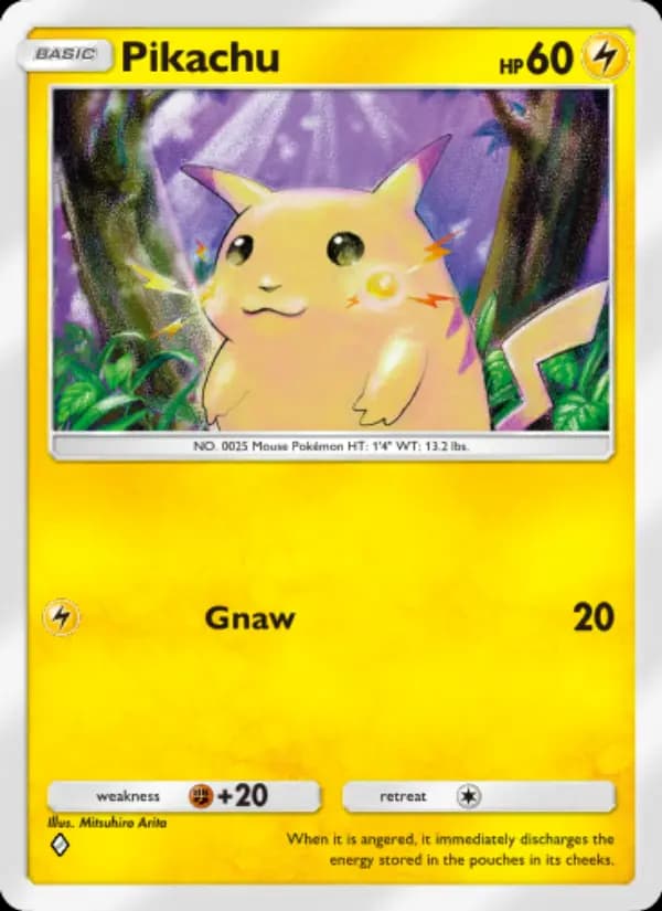 Pikachu, carta 094 de Genetic Apex