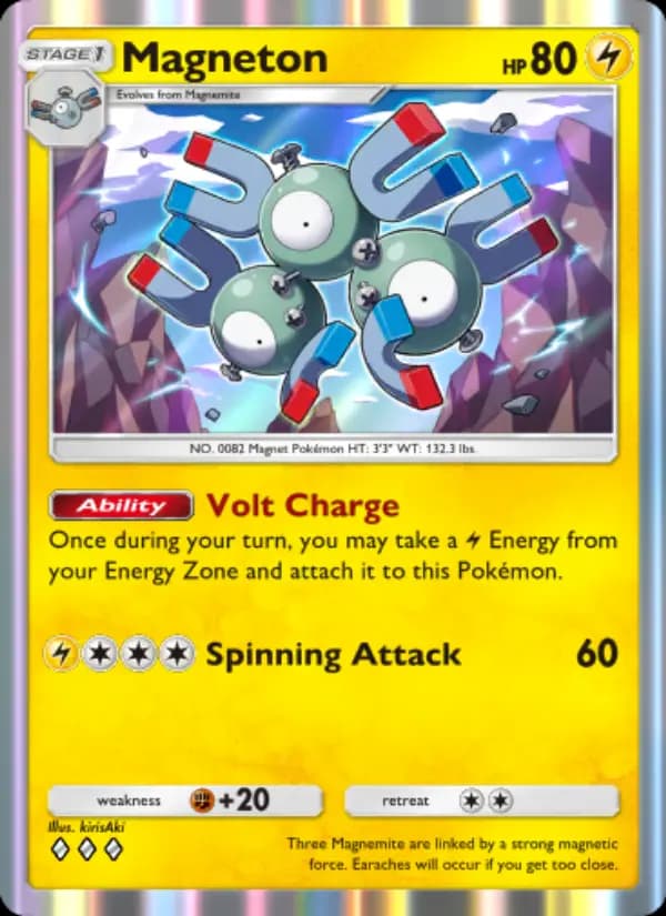 Magneton, carta 098 de Genetic Apex