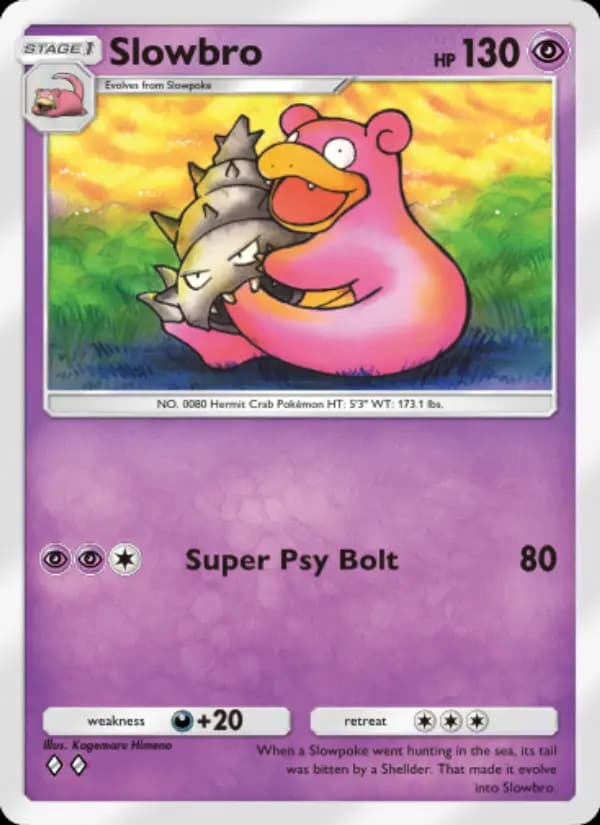Slowbro, carta 119 de Genetic Apex