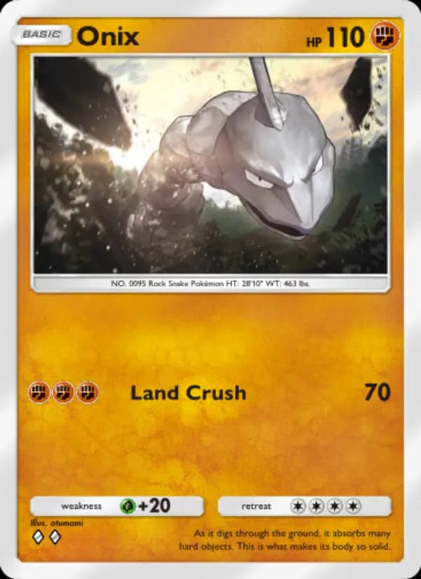 Onix, carta 150 de Genetic Apex