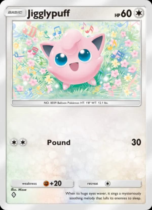Jigglypuff, carta 193 de Genetic Apex