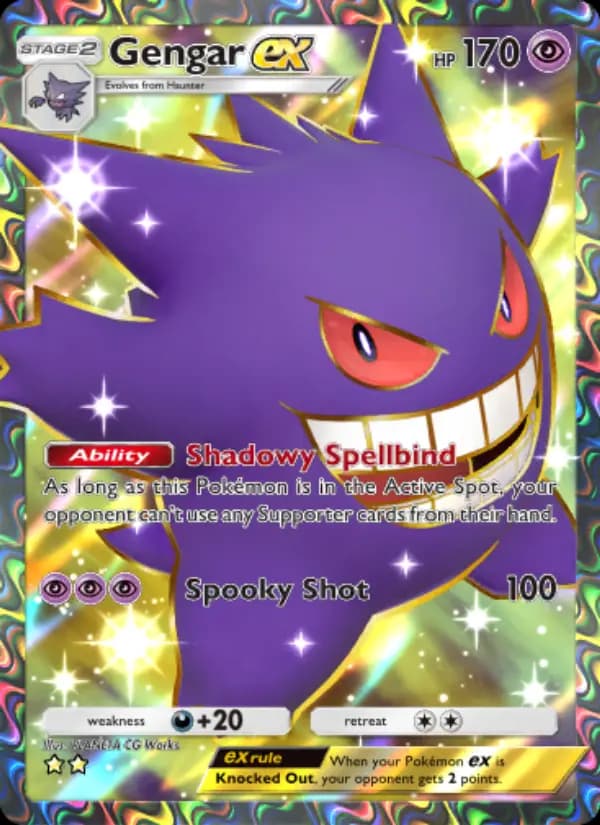 Gengar ex, carta 261 de Genetic Apex
