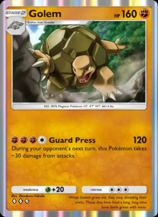 Golem, carta 045 de Mythical Island