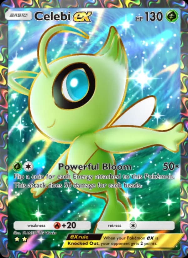 Celebi ex, carta 075 de Mythical Island