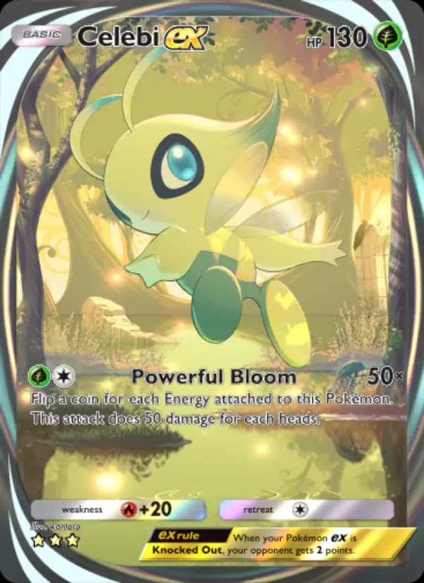 Celebi ex, carta 085 de Mythical Island