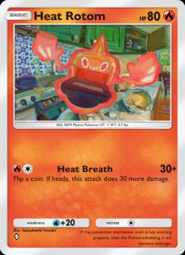 Heat Rotom, carta 030 de Space-Time Smackdown