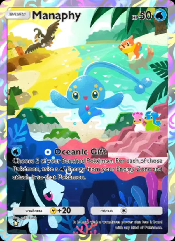 Manaphy, carta 162 de Space-Time Smackdown