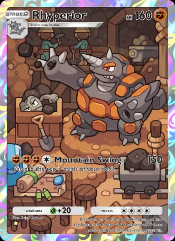 Rhyperior, carta 169 de Space-Time Smackdown