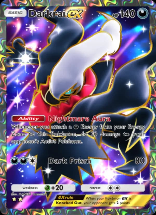 Darkrai ex, carta 187 de Space-Time Smackdown