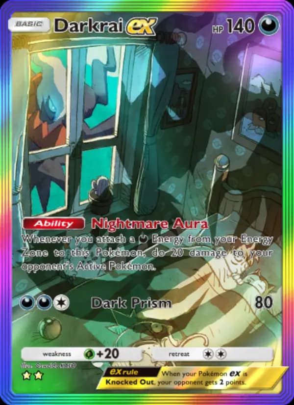 Darkrai ex, carta 202 de Space-Time Smackdown