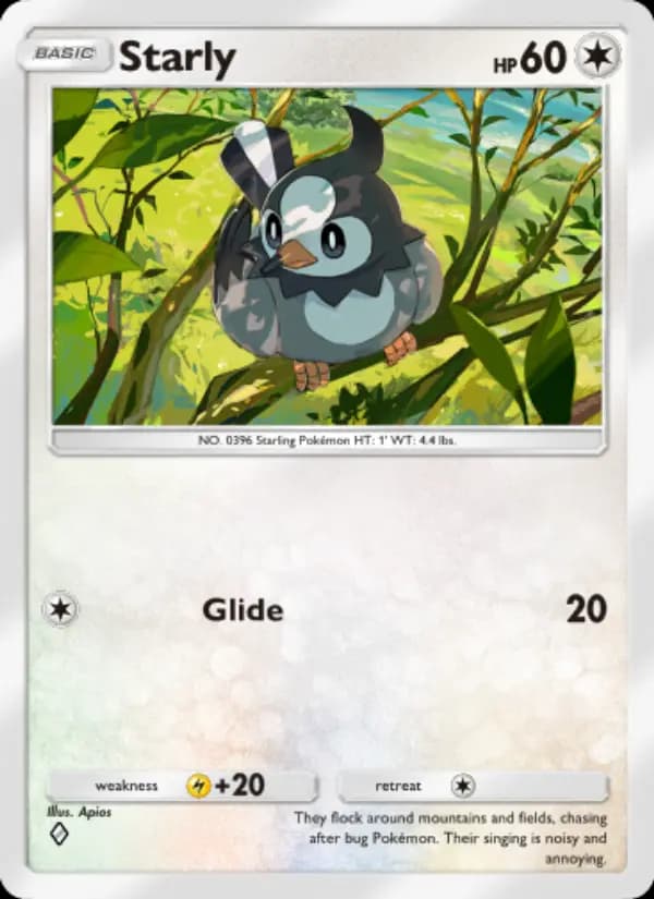 Starly, carta 066 de Triumphant Light
