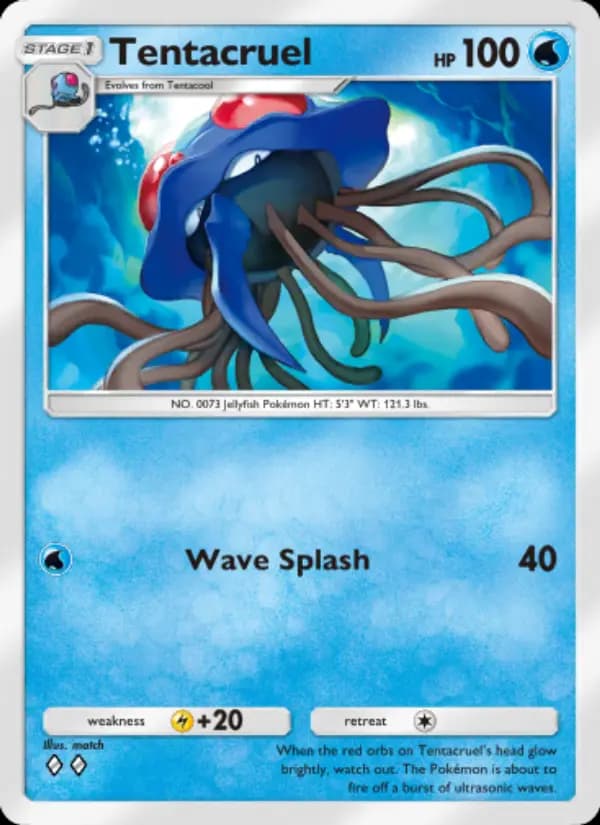 Tentacruel, carta 015 de Shining Revelry