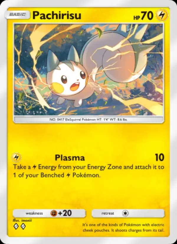 Pachirisu, carta 025 de Shining Revelry
