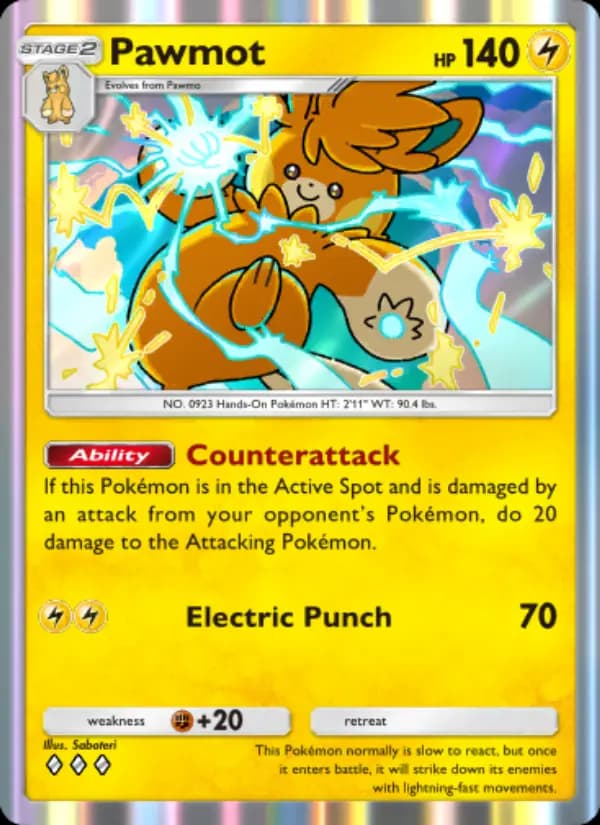Pawmot, carta 028 de Shining Revelry