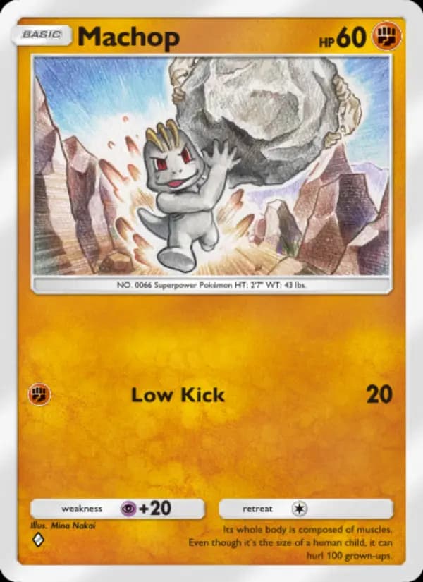 Machop, carta 037 de Shining Revelry