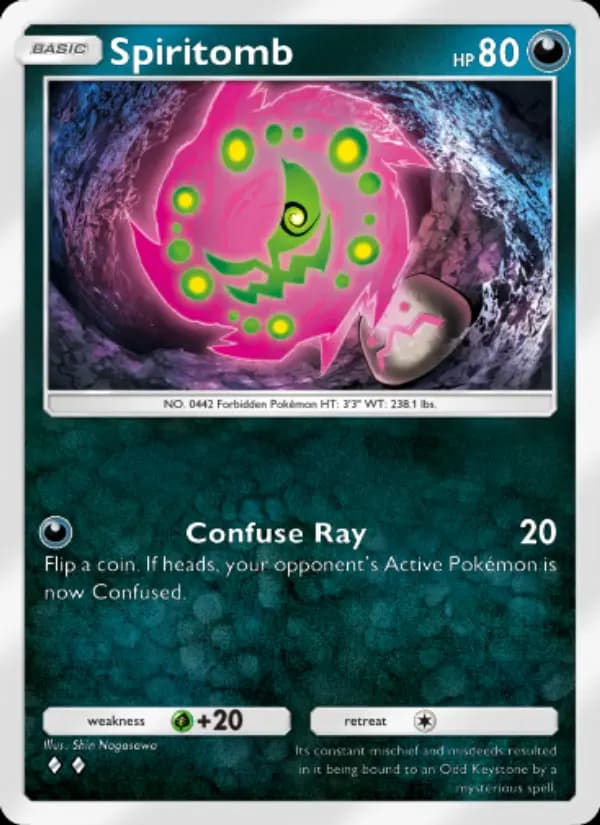 Spiritomb, carta 049 de Shining Revelry