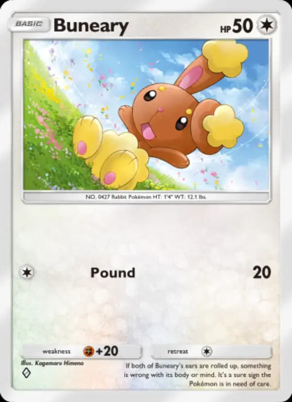 Buneary, carta 066 de Shining Revelry