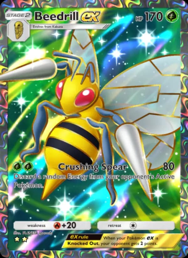 Beedrill ex, carta 079 de Shining Revelry