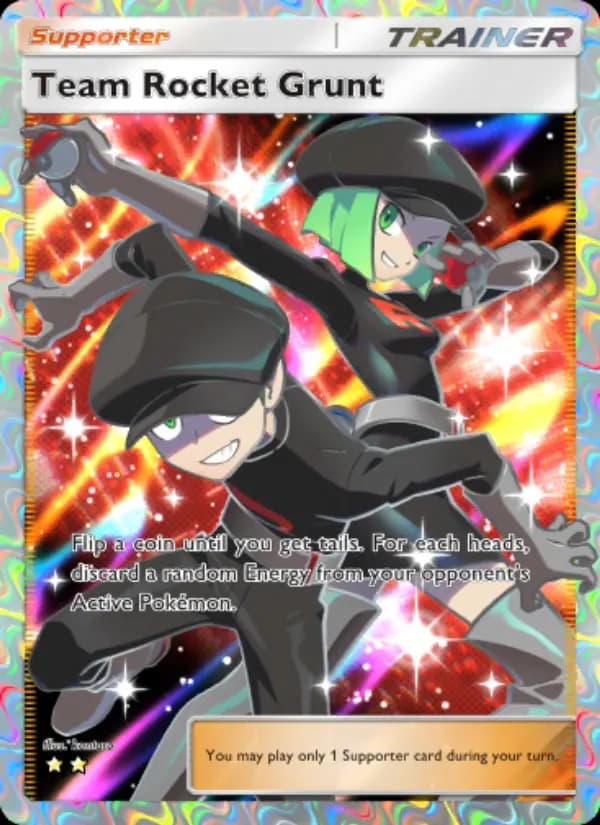Team Rocket Grunt, carta 091 de Shining Revelry