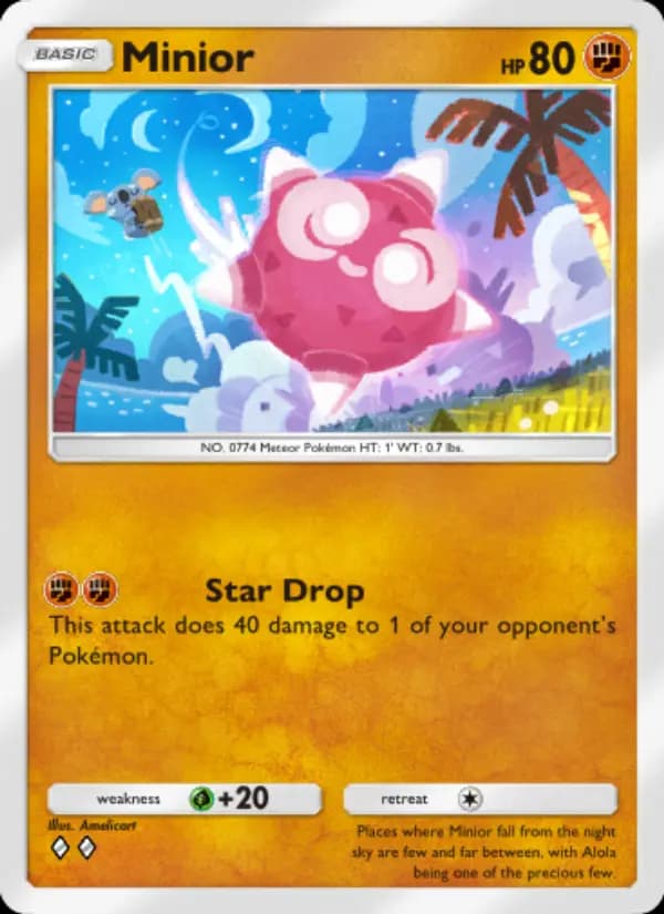 Minior, carta 105 de Celestial Guardians