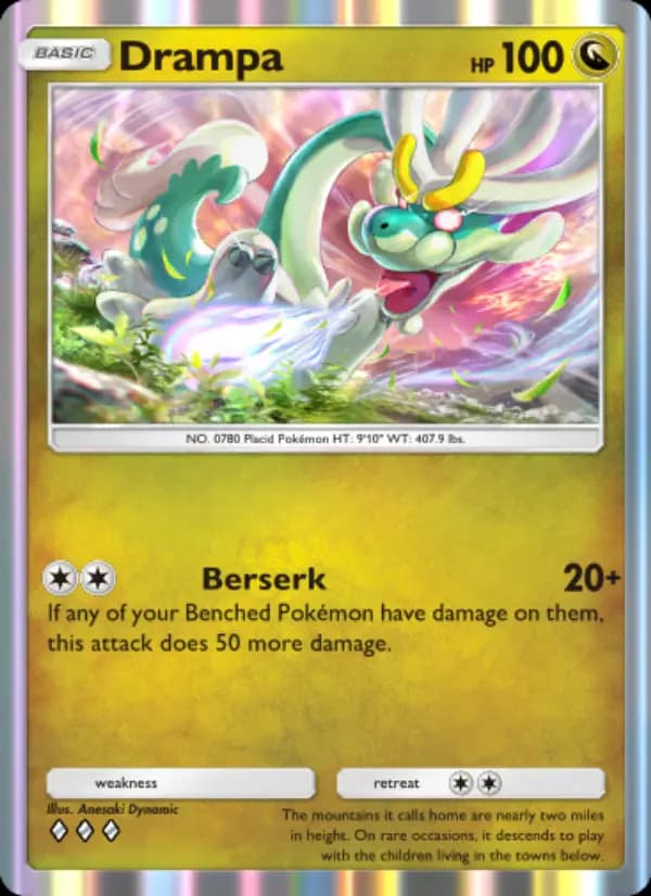 Drampa, carta 124 de Celestial Guardians