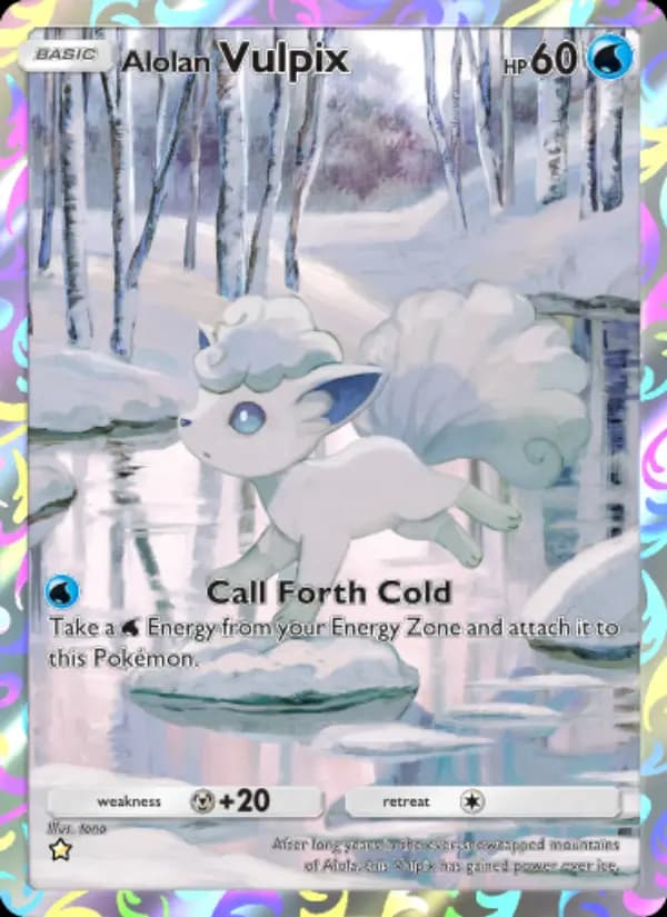 Alolan Vulpix, carta 162 de Celestial Guardians