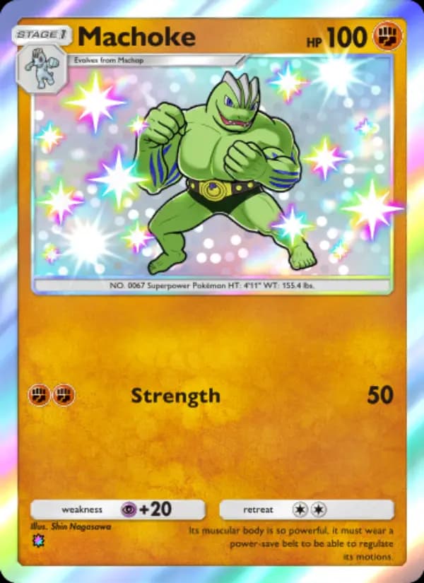 Machoke, carta 224 de Celestial Guardians