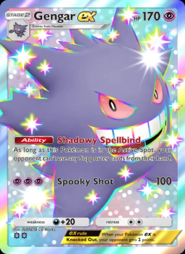 Gengar ex, carta 234 de Celestial Guardians