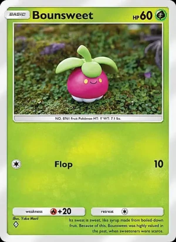 Bounsweet, carta 003 de Eevee Grove