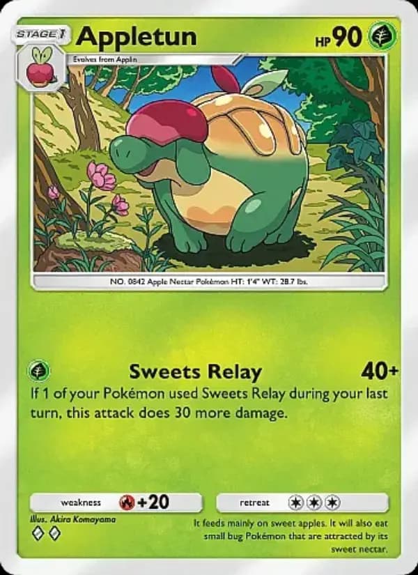 Appletun, carta 007 de Eevee Grove
