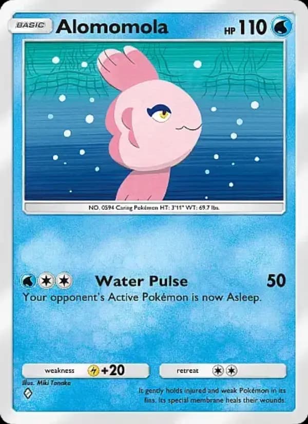 Alomomola, carta 021 de Eevee Grove