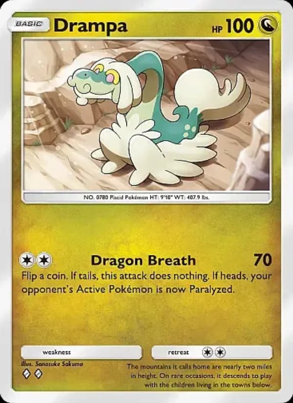 Drampa, carta 054 de Eevee Grove