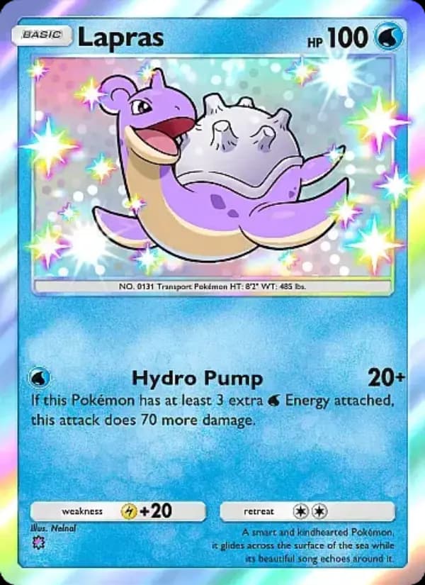 Lapras, carta 094 de Eevee Grove