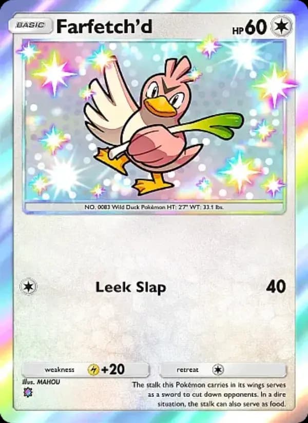 Farfetch'd, carta 102 de Eevee Grove