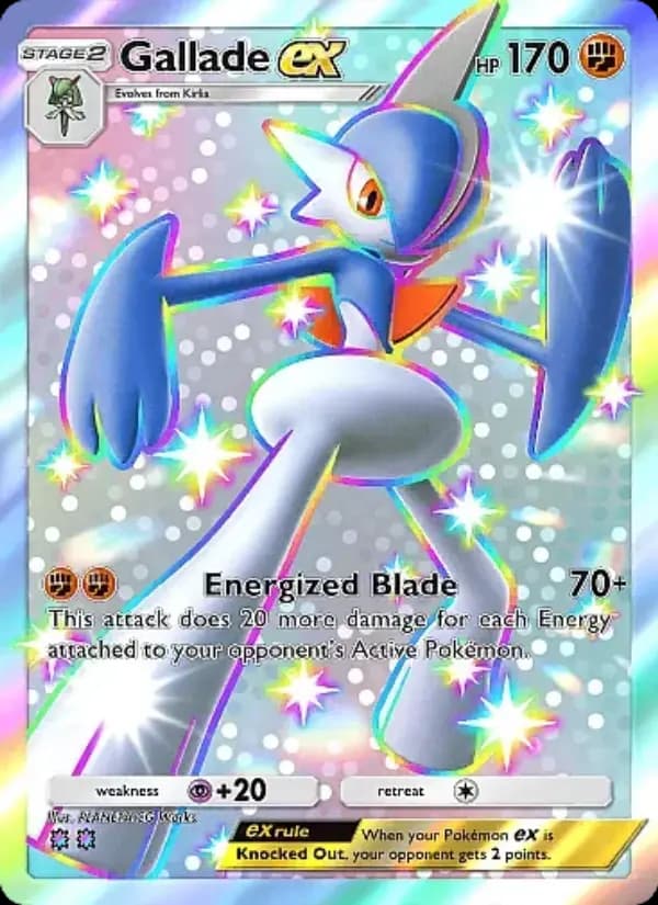 Gallade ex, carta 106 de Eevee Grove