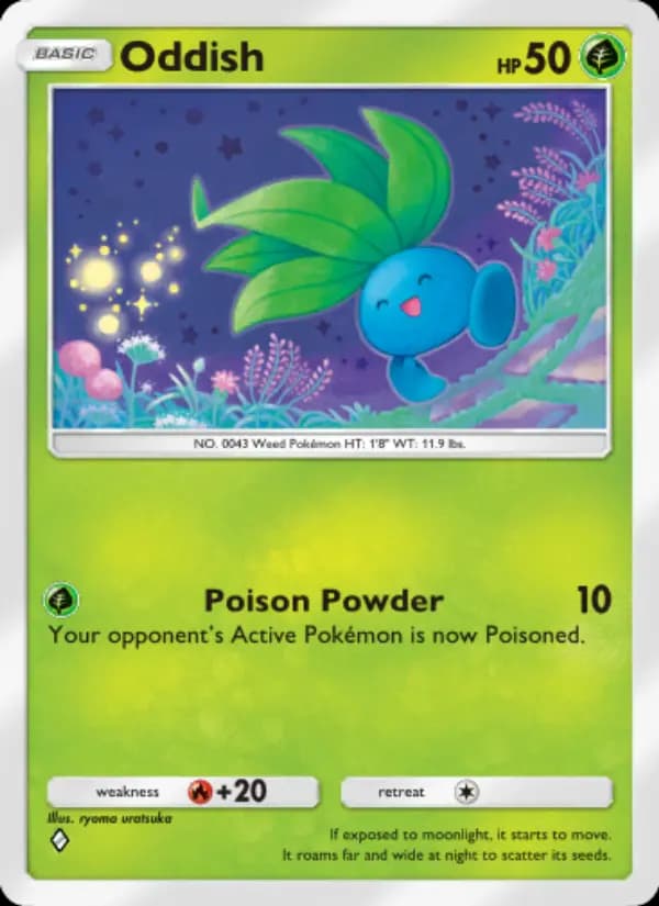 Oddish, carta 001 de Wisdom of Sea and Sky