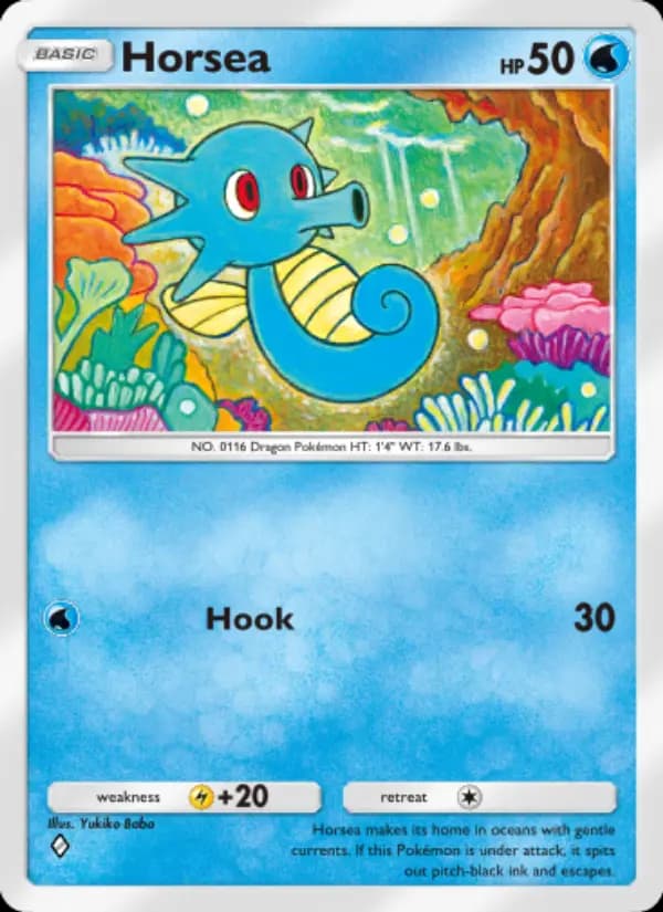 Horsea, carta 041 de Wisdom of Sea and Sky