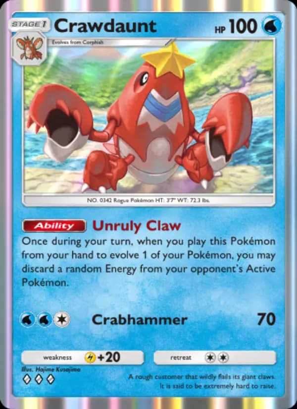 Crawdaunt, carta 061 de Wisdom of Sea and Sky