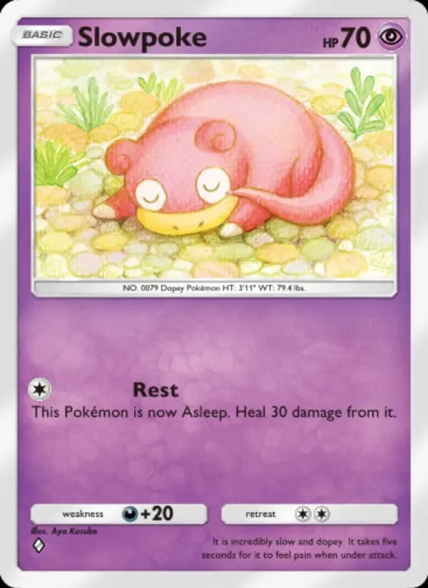 Slowpoke, carta 073 de Wisdom of Sea and Sky
