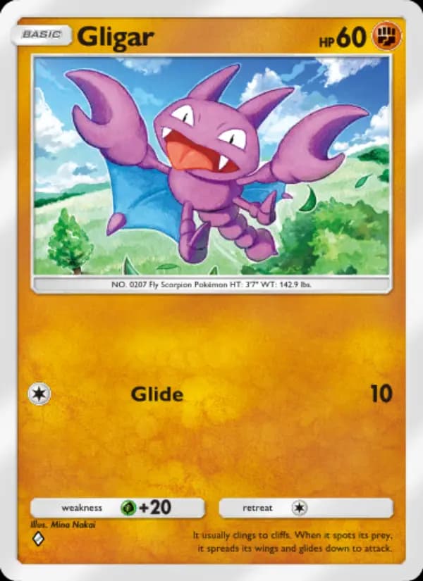 Gligar, carta 094 de Wisdom of Sea and Sky