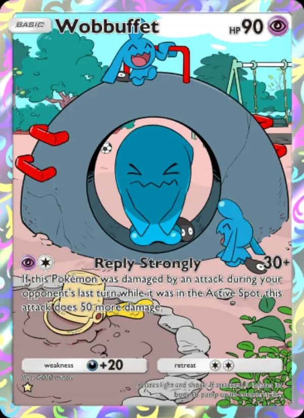 Wobbuffet, carta 175 de Wisdom of Sea and Sky
