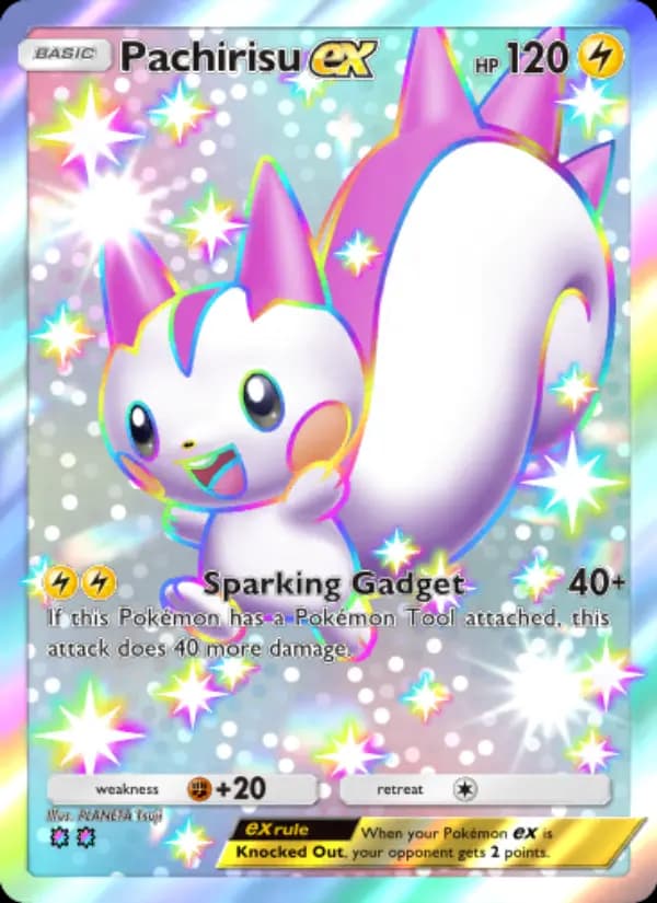 Pachirisu ex, carta 236 de Wisdom of Sea and Sky