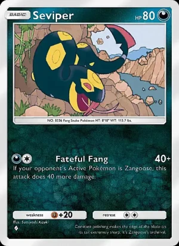 Seviper, carta 048 de Secluded Springs